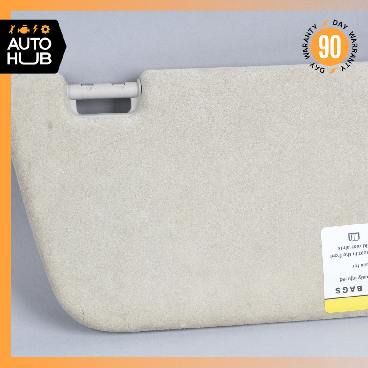 Mercedes W221 S600 CL550 S63 Left Side Sun Visor Shade Sunvisor Gray Suede OEM - photo 11