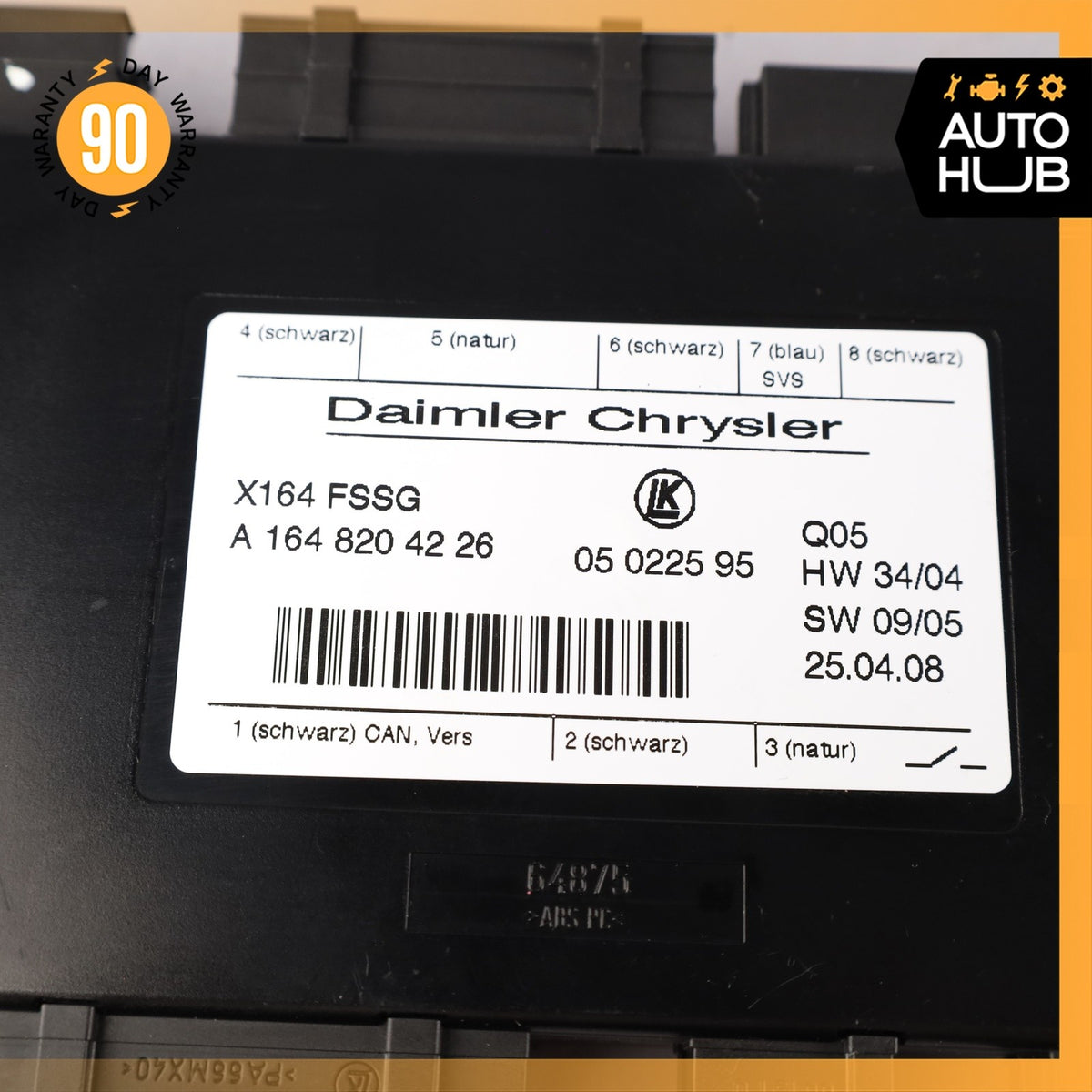 07-12 Mercedes X164 GL350 GL550 Third Seat Row Power Folding Control Module OEM - photo 8
