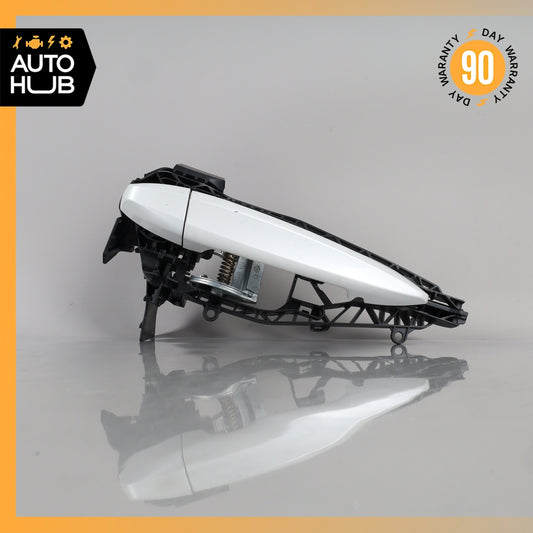 14-18 BMW F15 X5 Front Right Passenger Exterior Door Handle White OEM - photo 1