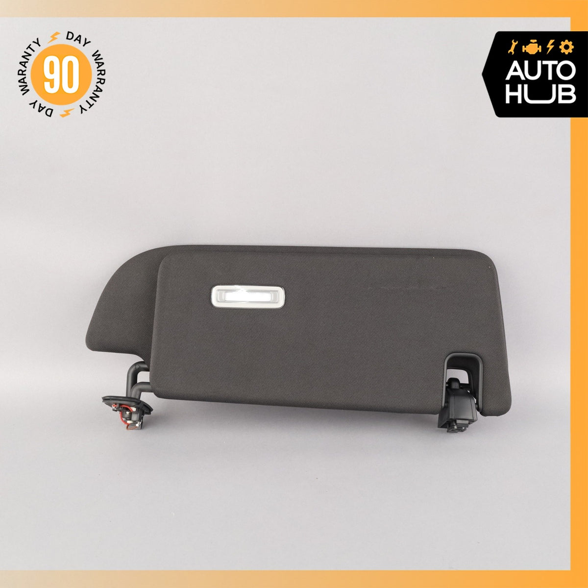 Audi 4M Q7 Left Driver Side Sunvisor Sun Visor Black OEM 87k - photo 3