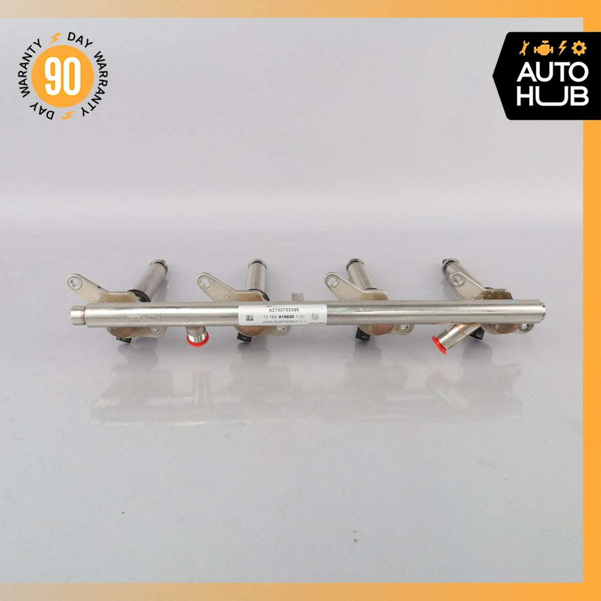 Mercedes W222 S550 CL550 Fuel Injection Rail Line w/ Injectors Left Side OEM - photo 12