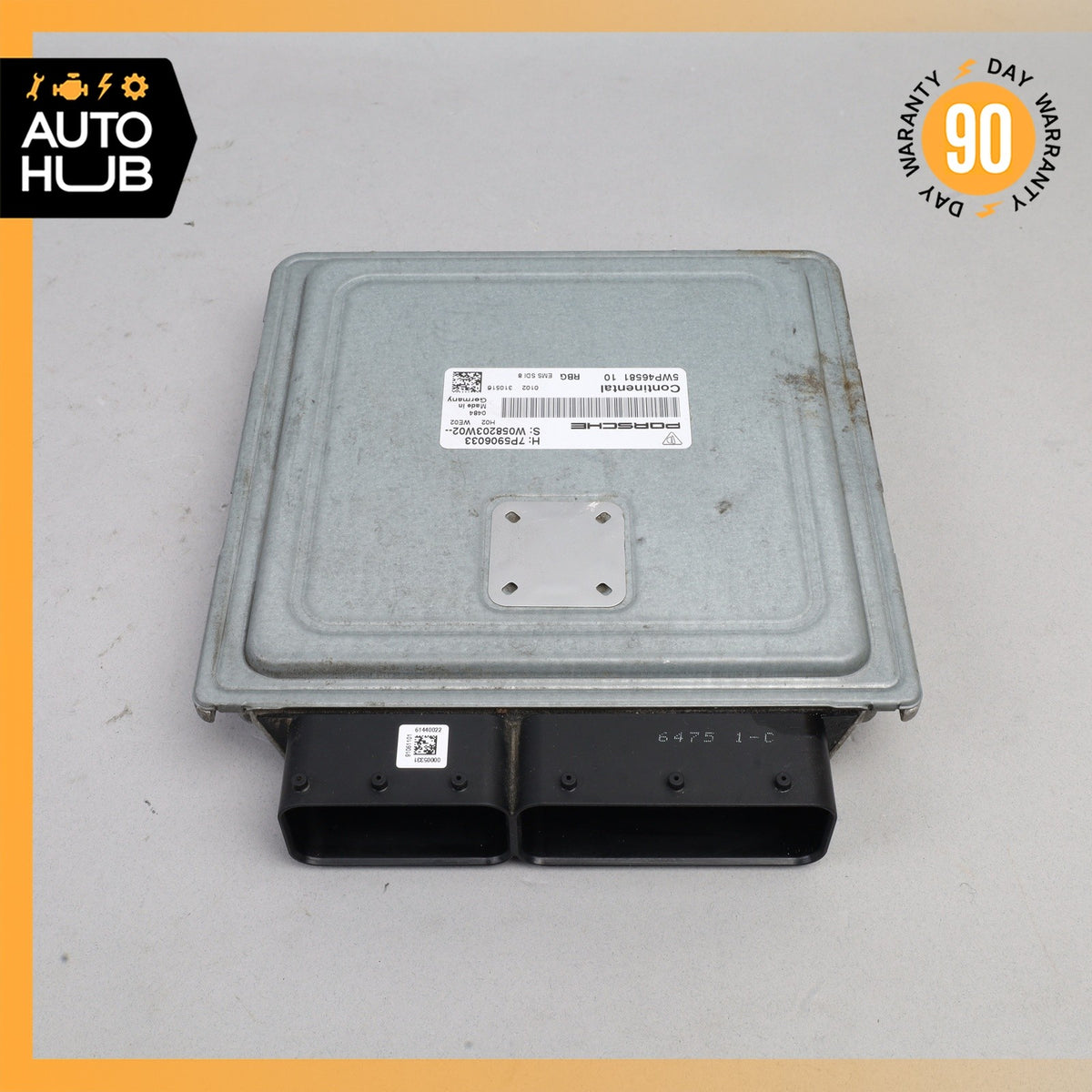 11-14 Porsche Cayenne Turbo 958 4.8L Engine Control Module ECU OEM 92k - photo 3