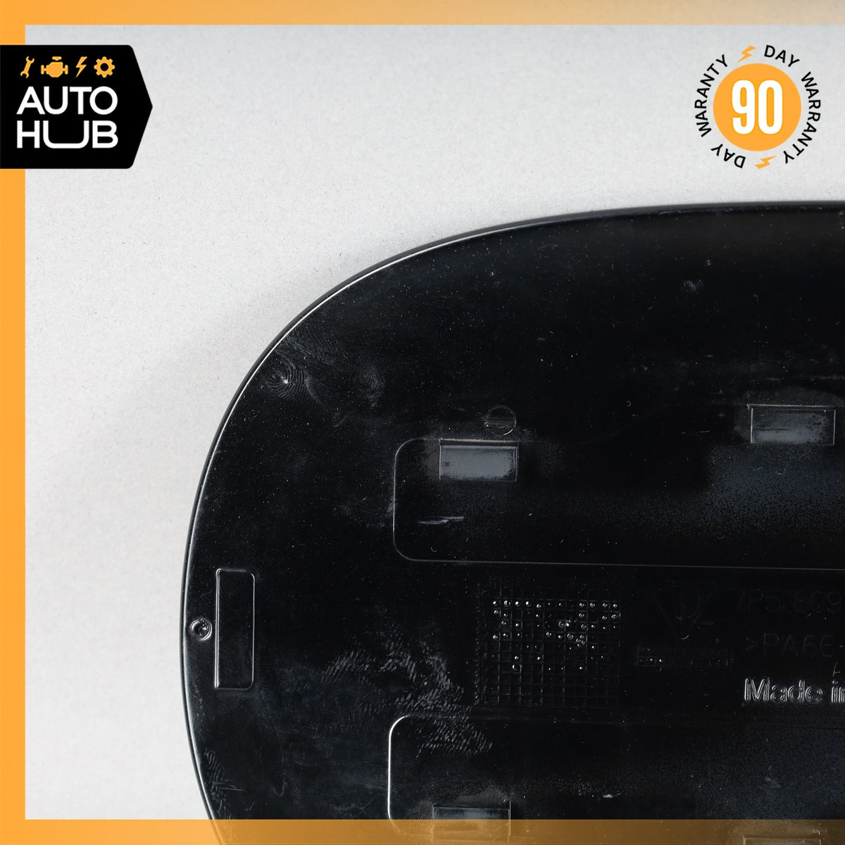 11-18 Porsche Cayenne 958 Fuel Door Lid Gas Tank Cover Black OEM - photo 8