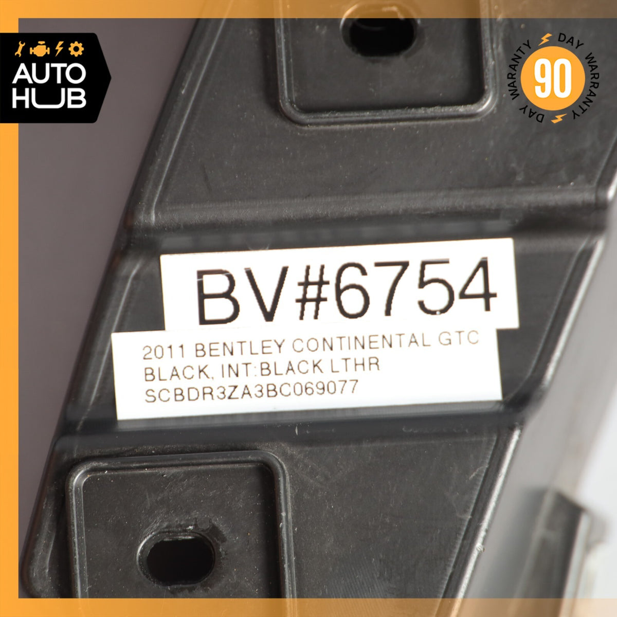 03-11 Bentley Continental GTC GT Rear Left Bumper Holder Support Bracket 59k - photo 16