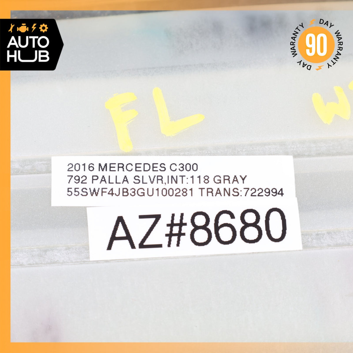 15-20 Mercedes W205 C300 CLA250 Front Upper Seat Cushion Bladder Bolster OEM - photo 15