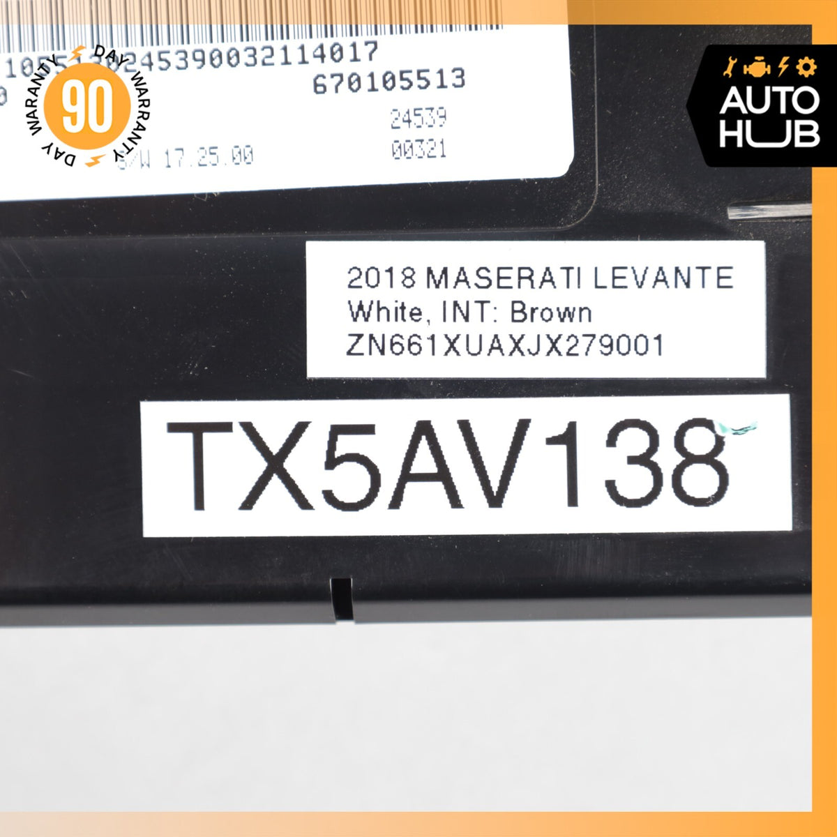 2018 Maserati Levante M161 Temperature A/C Climate Control Module Unit OEM - photo 9