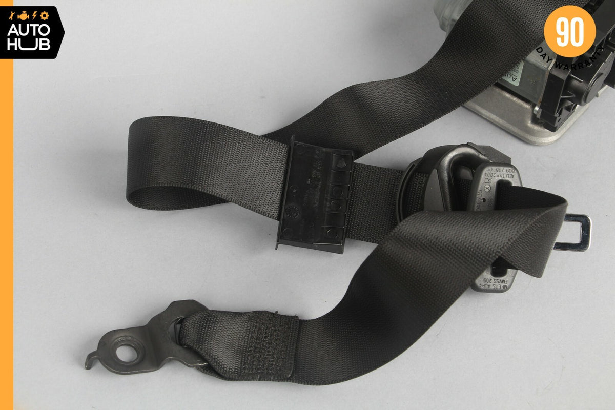07-09 Mercede W211 E550 CLS550 Front Right Passenger Side Seat Belt Black OEM - photo 7