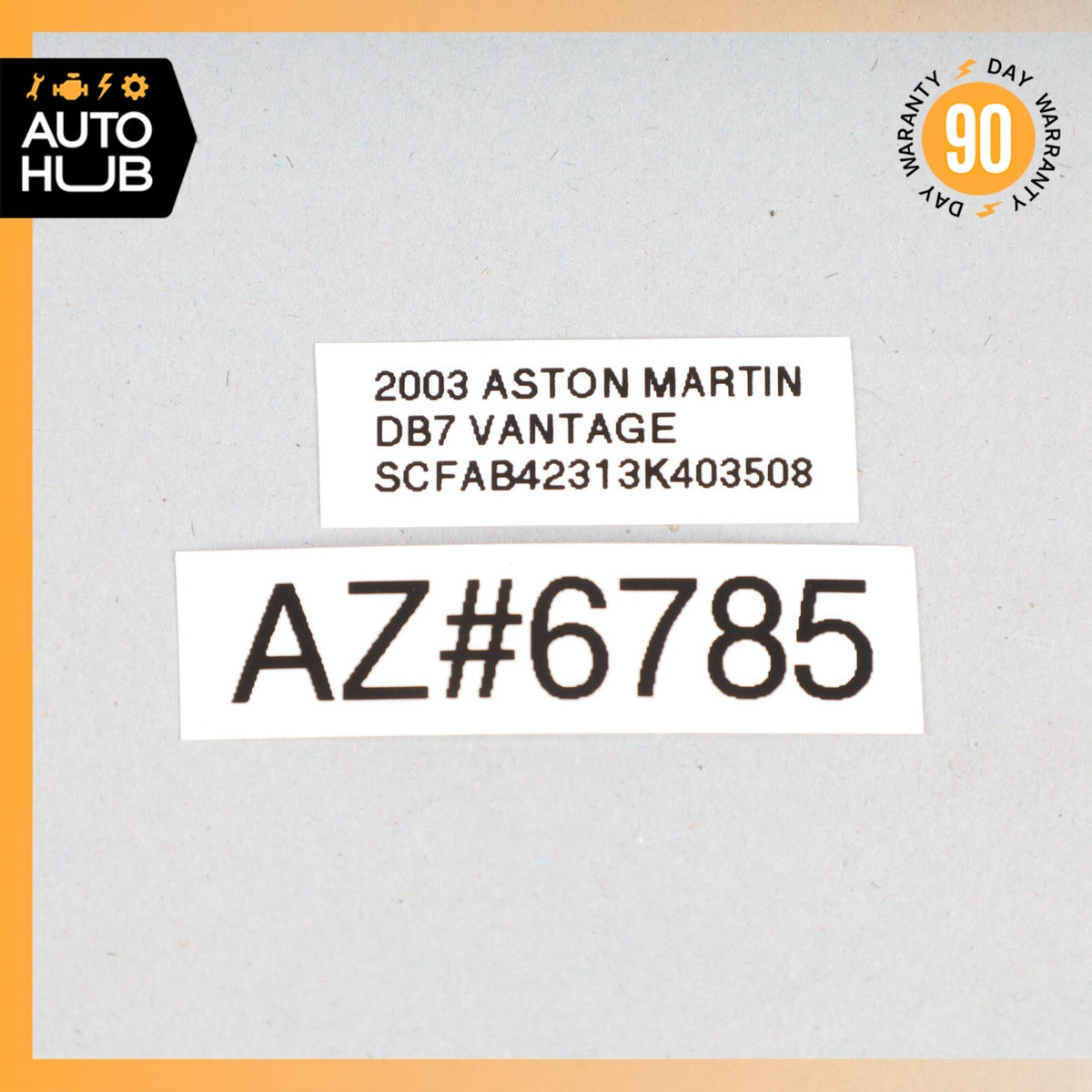 00-04 Aston Martin DB7 Vantage Trunk Lid License Plate Trim Panel OEM - photo 12