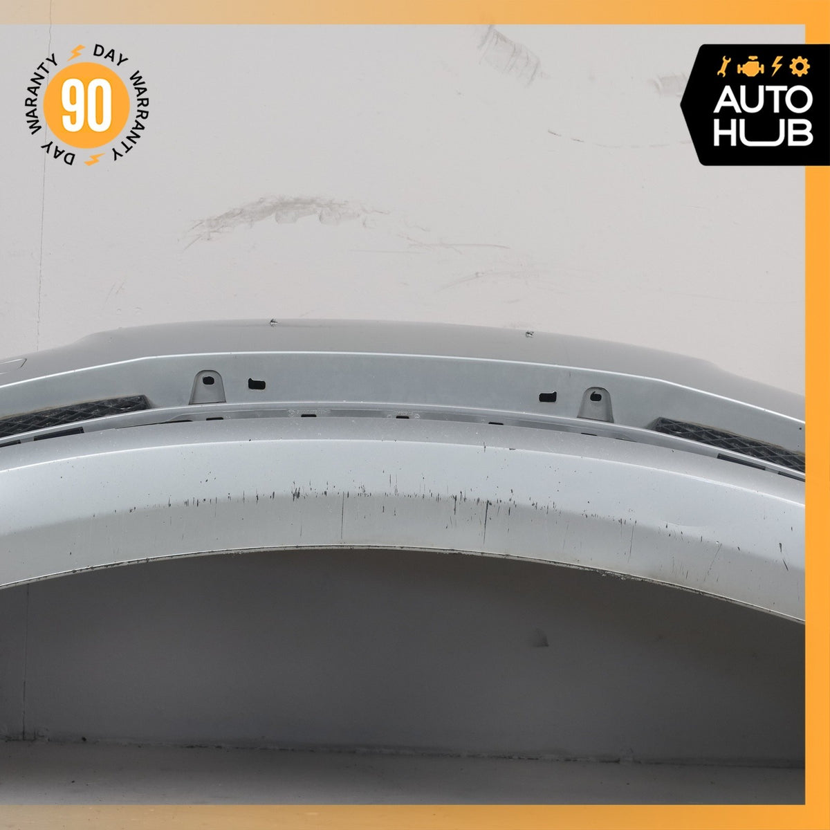 08-10 BMW E60 535i 545i 550i Front Bumper Cover Panel Silver OEM - photo 16