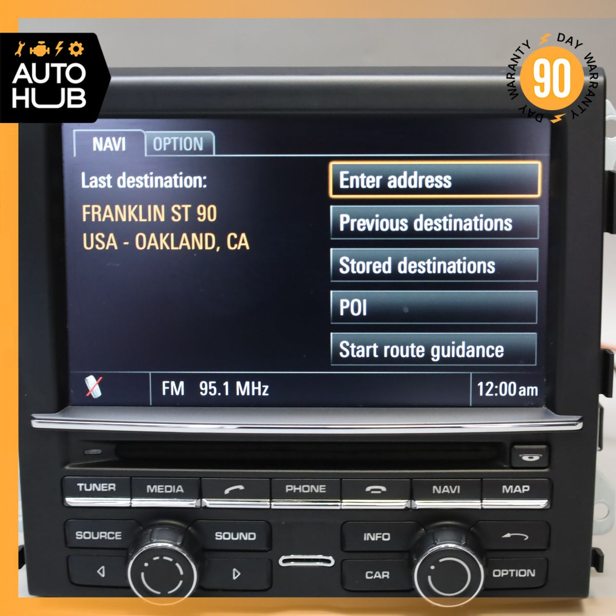 11-16 Porsche Cayenne 958 Turbo Command Head Unit Navigation Radio OEM - photo 4