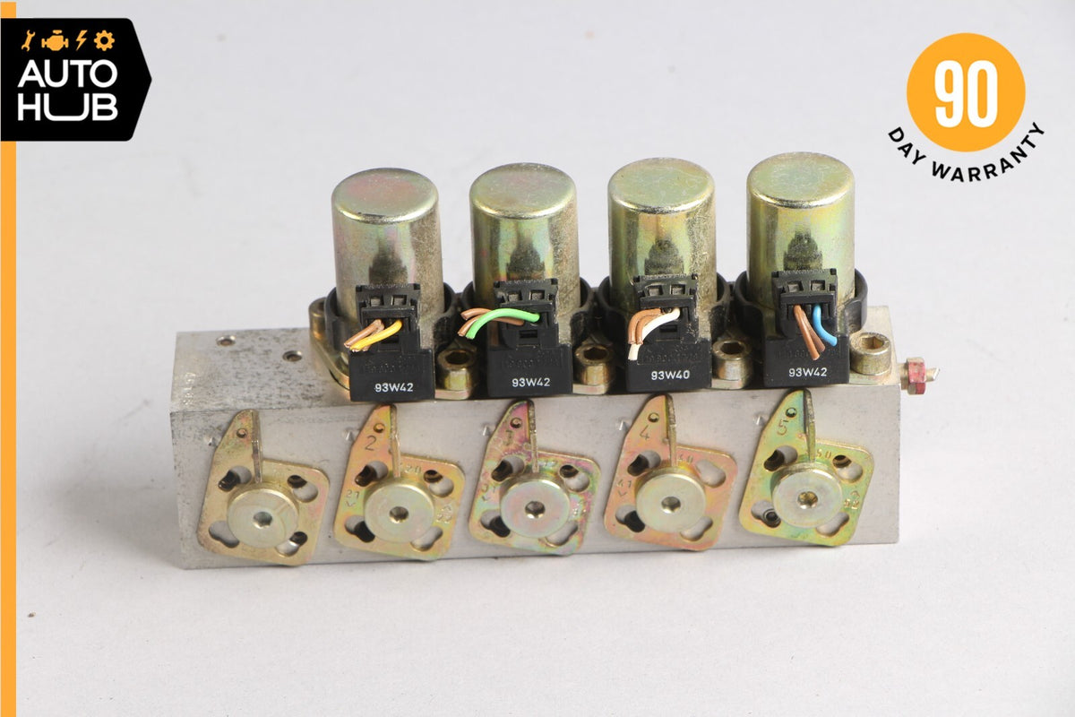90-02 Mercedes R129 SL500 300SL Right Top Hydraulic Valve Block Solenoid OEM - photo 1