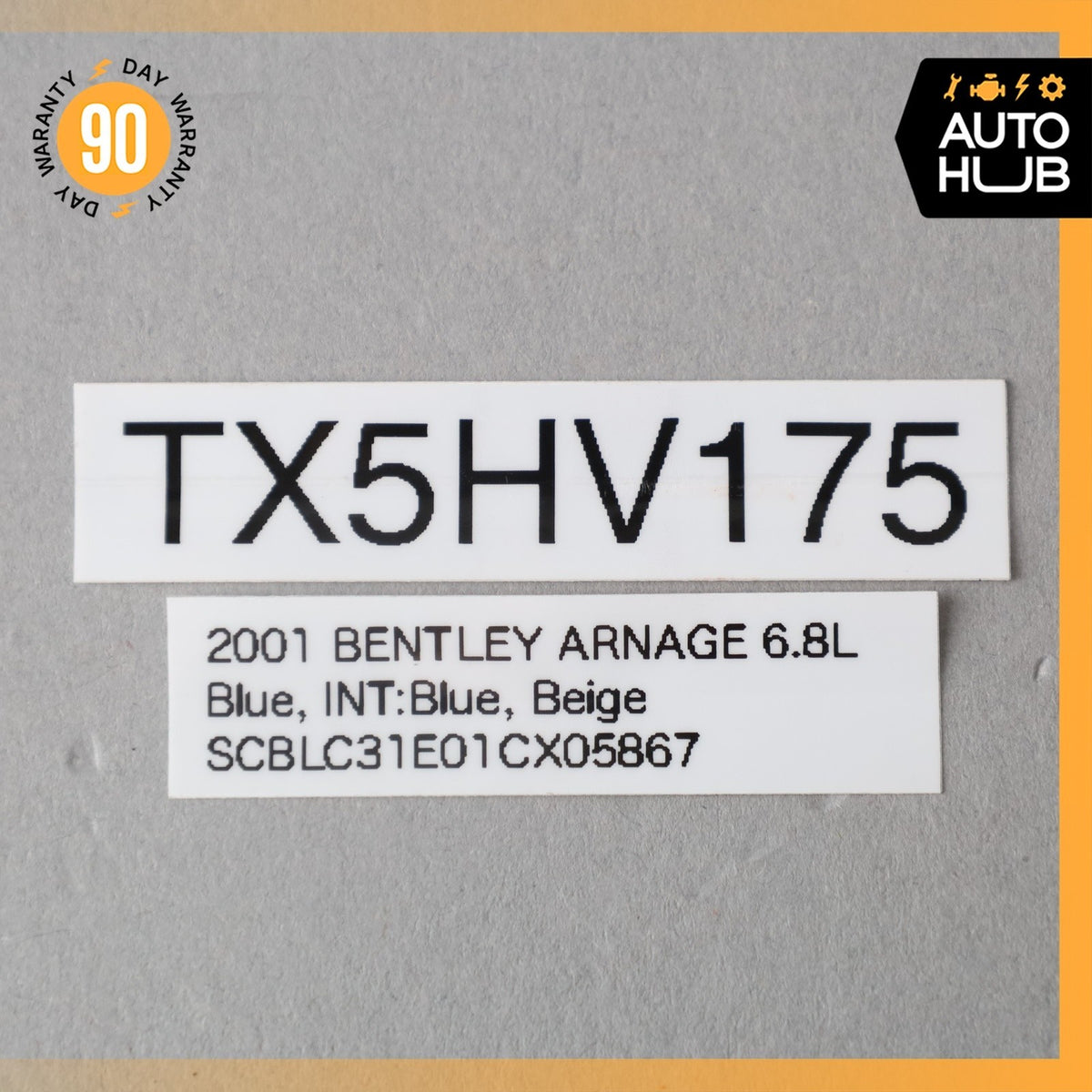 Bentley Arnage/ RR Seraph Rear A/C Heater Climate Control Switch PA23843PB OEM - photo 9