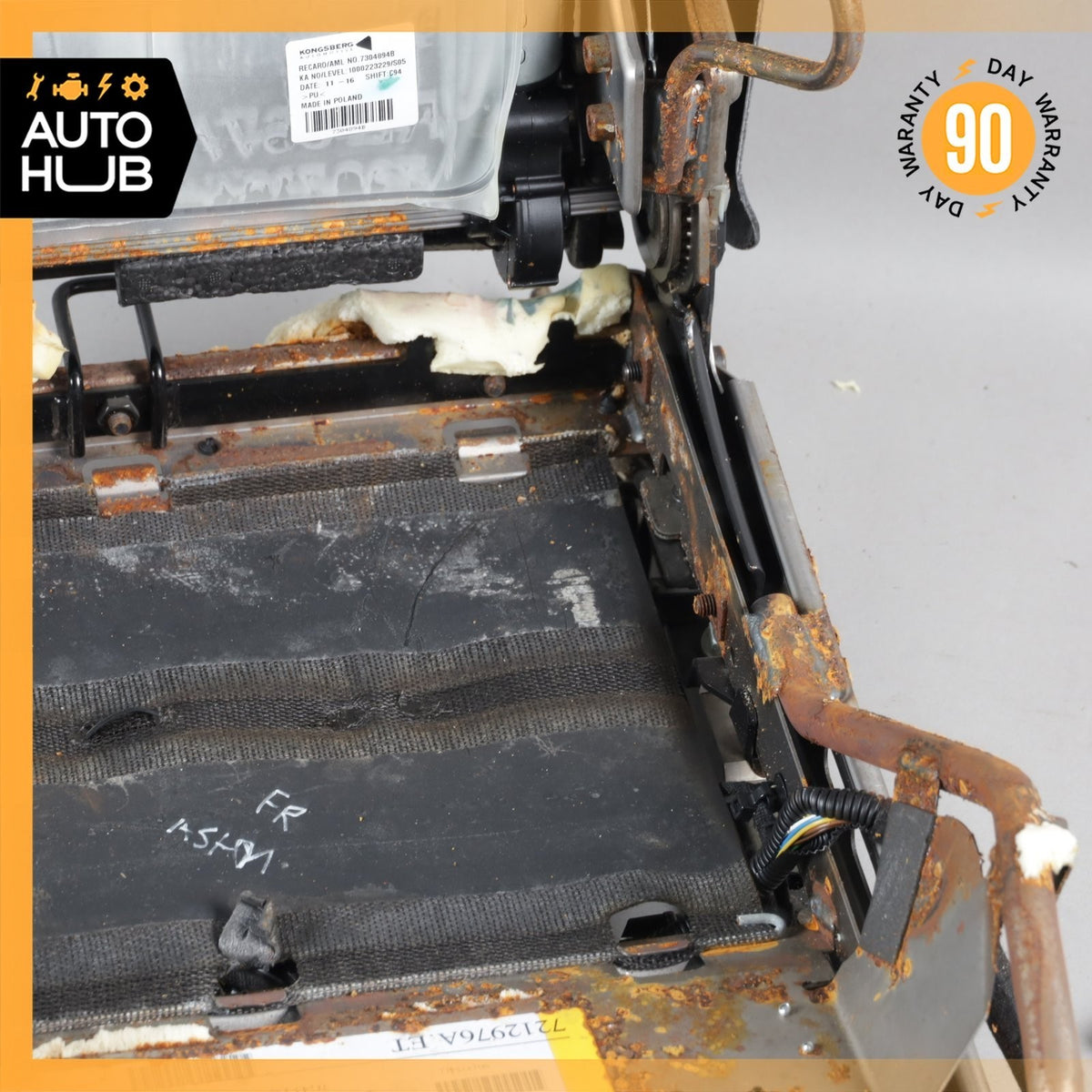 13-16 Aston Martin DB9 Right Passenger Side Seat Frame Track Rail Motors OEM - photo 9