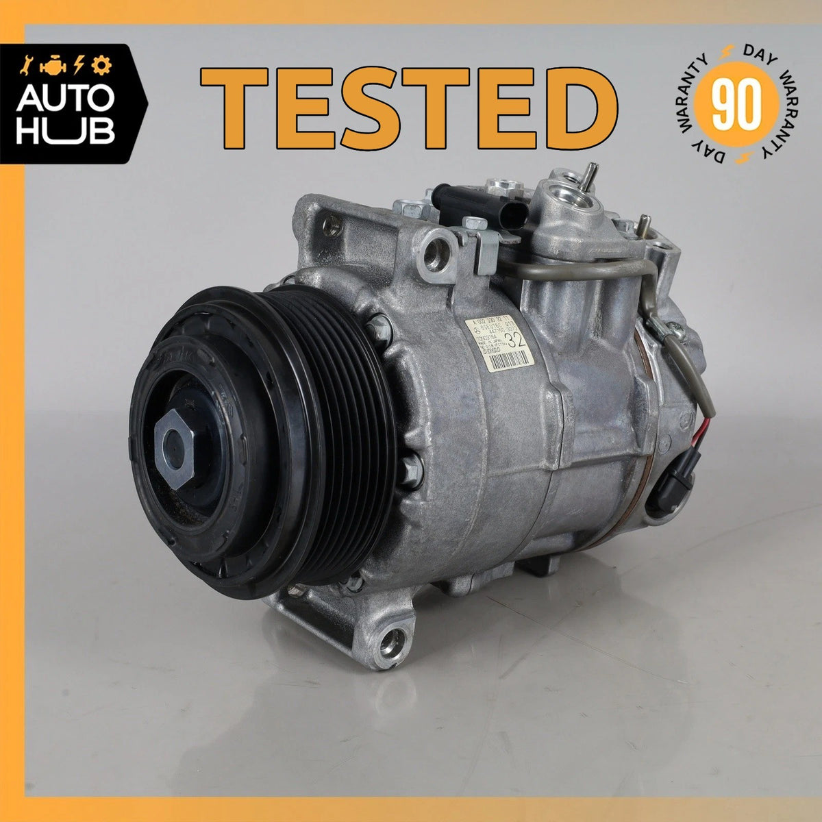 Mercedes W212 E350 BlueTec Diesel A/C Air Conditioning Compressor OEM - photo 1