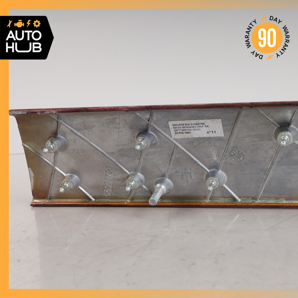 03-13 Maserati Quattroporte M139 Front Left Side Door Panel Trim Panel Wood OEM - photo 8