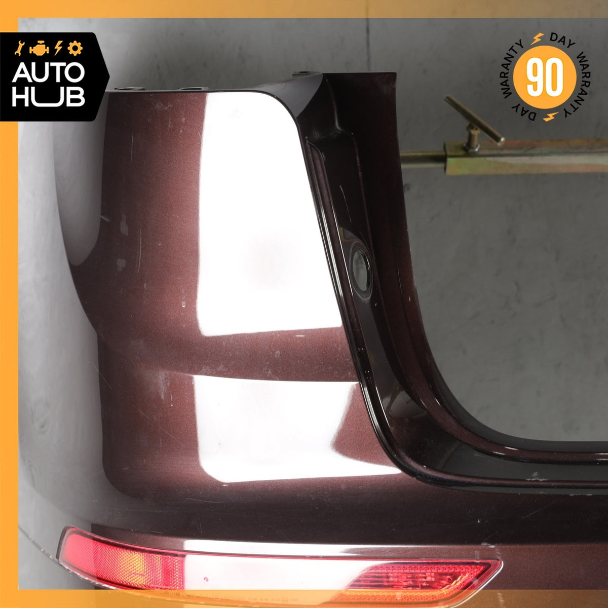 15-18 Porsche Cayenne 958 Rear Bumper Cover Brown OEM - photo 9