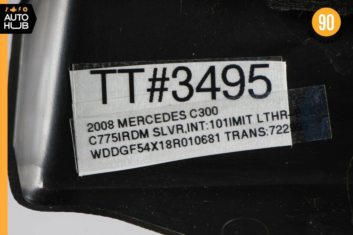 08-14 Mercedes W204 C300 C250 Dashboard Dash Board Trim Panel Left Black OEM - photo 12