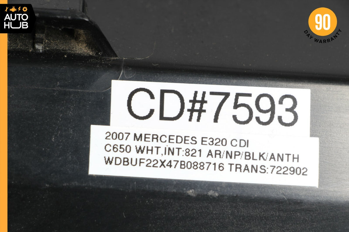 07-09 Mercedes W211 E320 E550 Dashboard Glove Box Storage Compartment Black OEM - photo 11