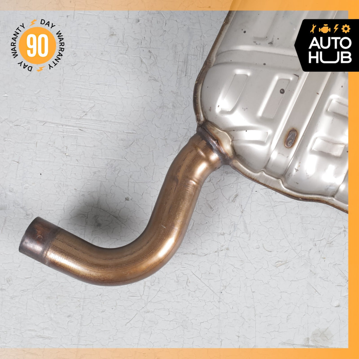11-14 Porsche Cayenne 958 Hybrid S 3.0L V6 Center Exhaust Muffler OEM - photo 9