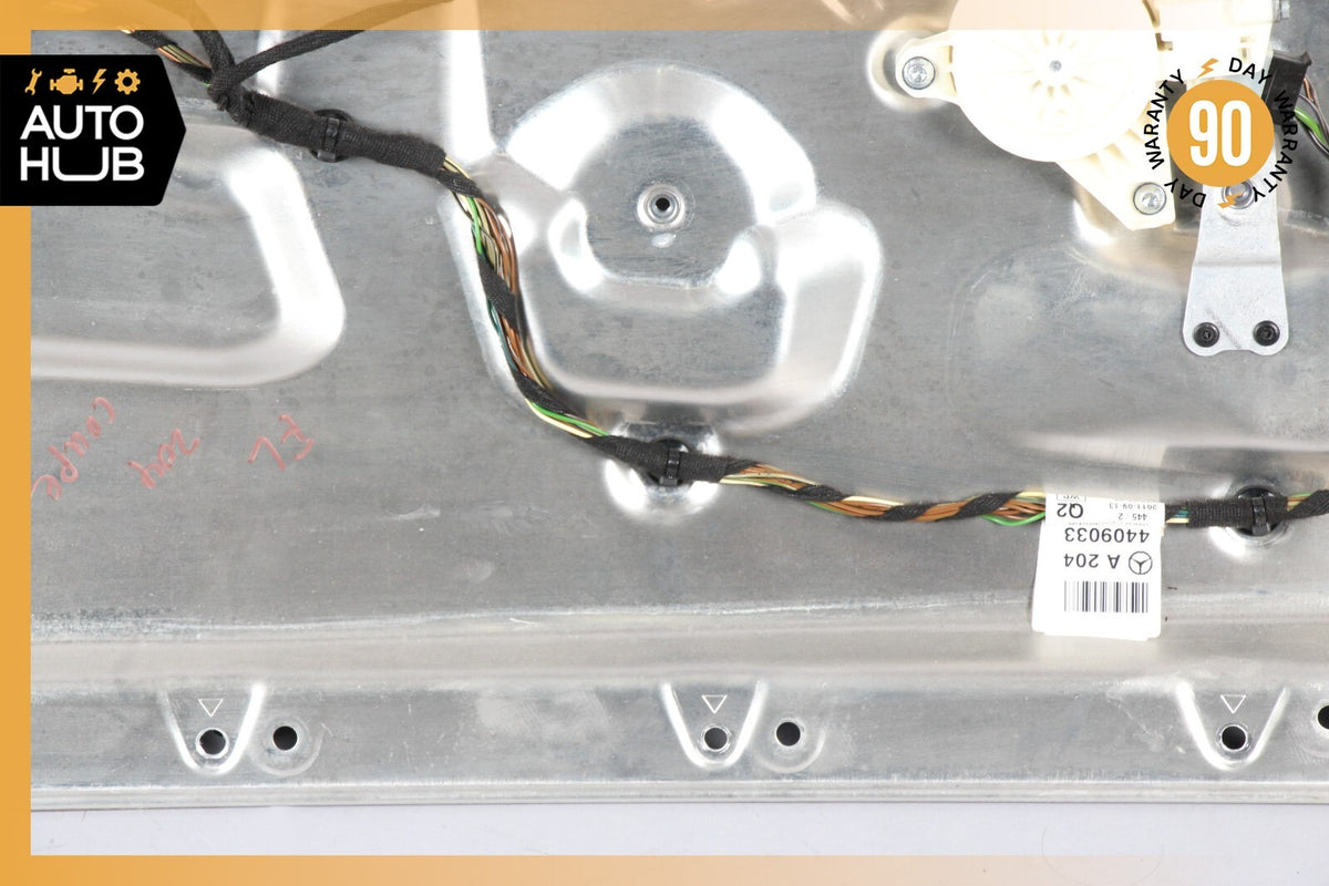 12-14 Mercedes W204 C250 C350 Coupe Front Left Door Window Regulator Motor OEM - photo 6