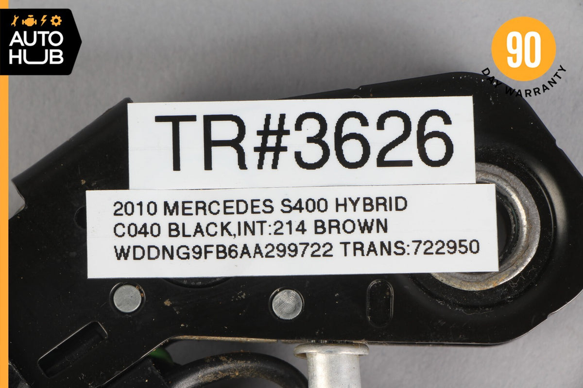 07-14 Mercedes W221 S400 CL550 Front Right Passenger Seat Belt Buckle Beige OEM - photo 12