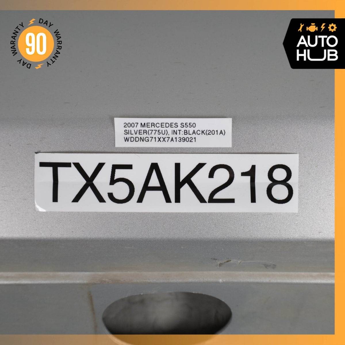 07-13 Mercedes W221 S550 S400 Left Side Skirt Rocker Panel Molding Silver OEM - photo 16