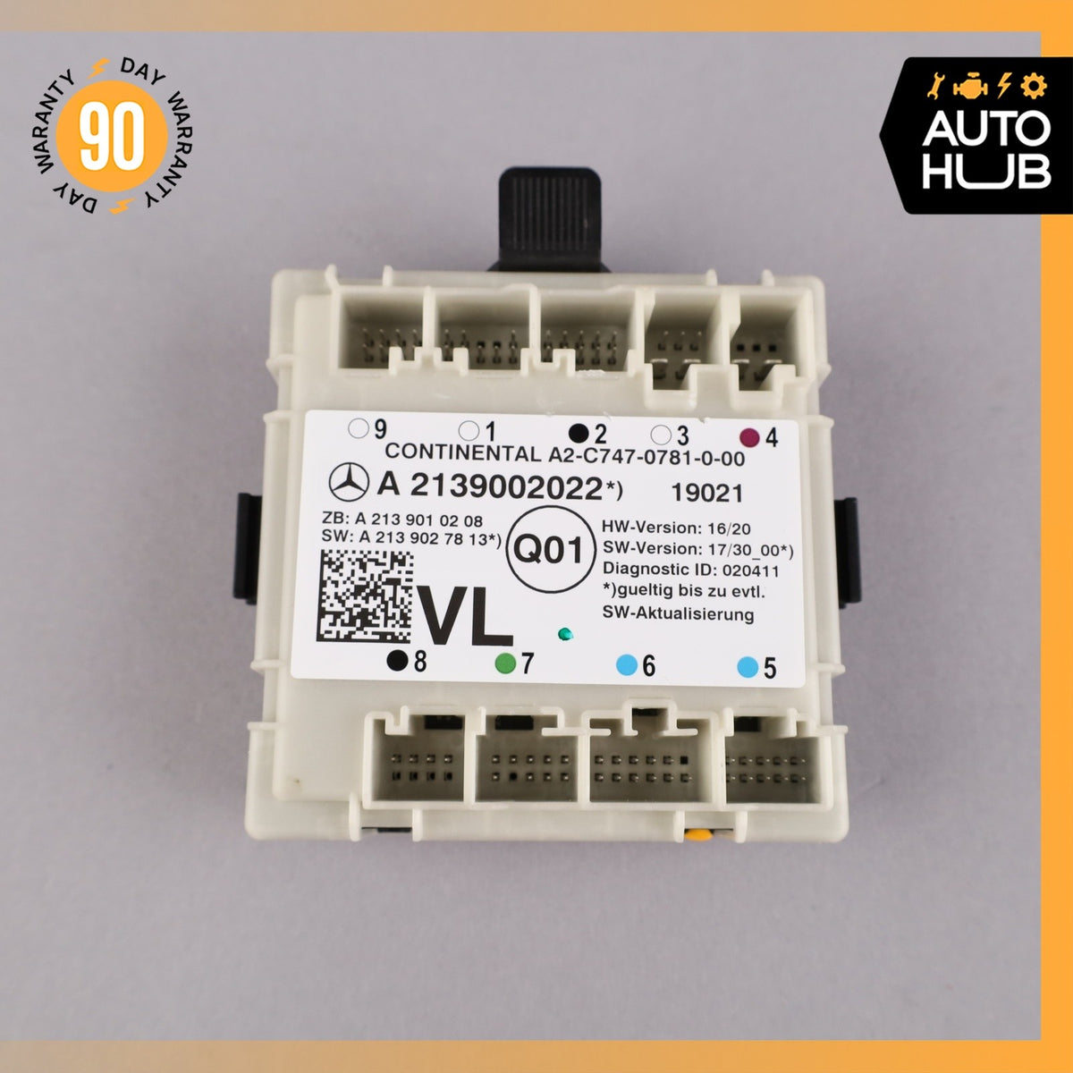 15-23 Mercedes W205 C63 C43 AMG Front Left Side Door Control Module OEM 43k - photo 7