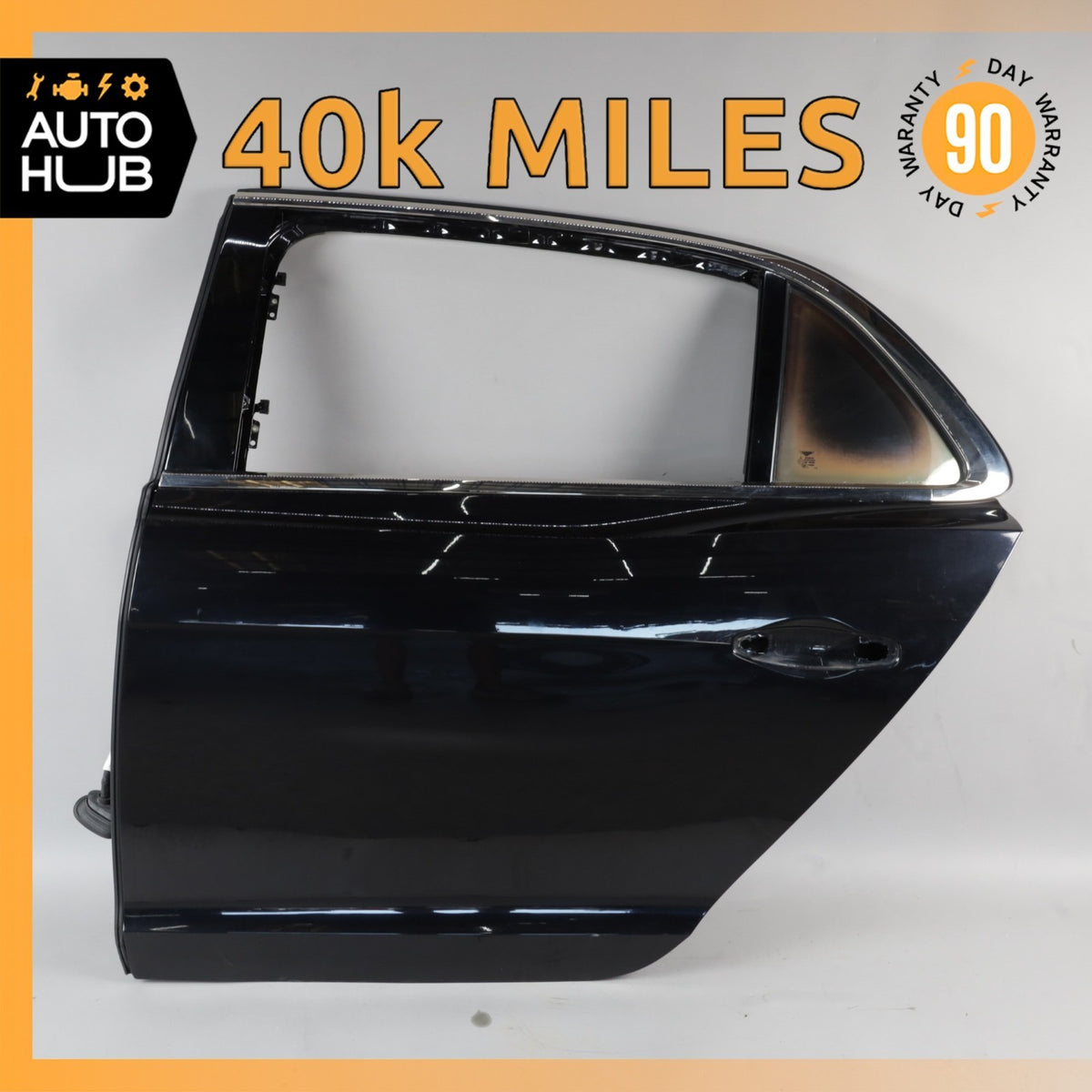 14-18 Bentley Flying Spur Rear Left Driver Side Door Shell Black OEM 40k - photo 1