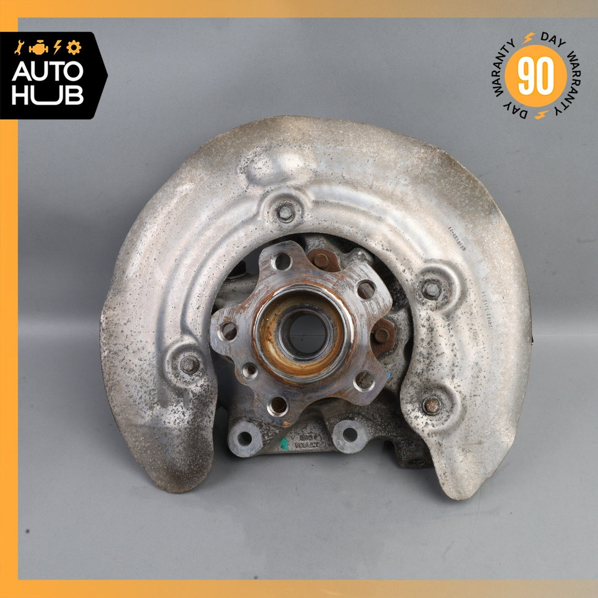18-24 BMW G01 X3 Rear Right Passenger Spindle Knuckle Hub w/ Shield OEM - photo 2