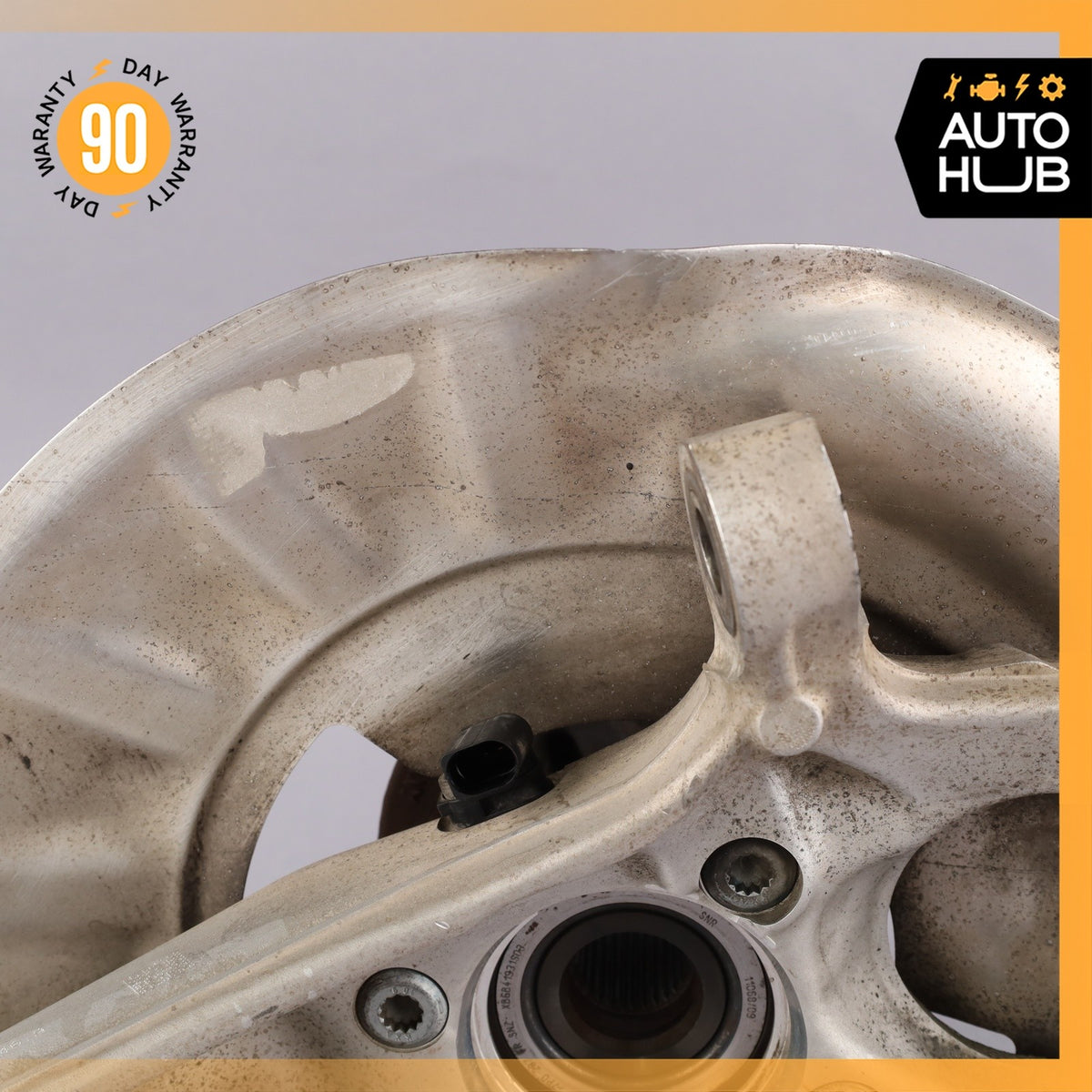 11-18 Porsche Cayenne 958 Front Right Knuckle Spindle 7P0615312B OEM - photo 11