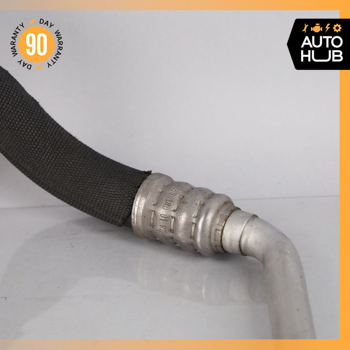 07-11 Mercedes W164 ML63 Engine Right Oil Cooler Hose Line Pipe 1561800182 OEM - photo 4