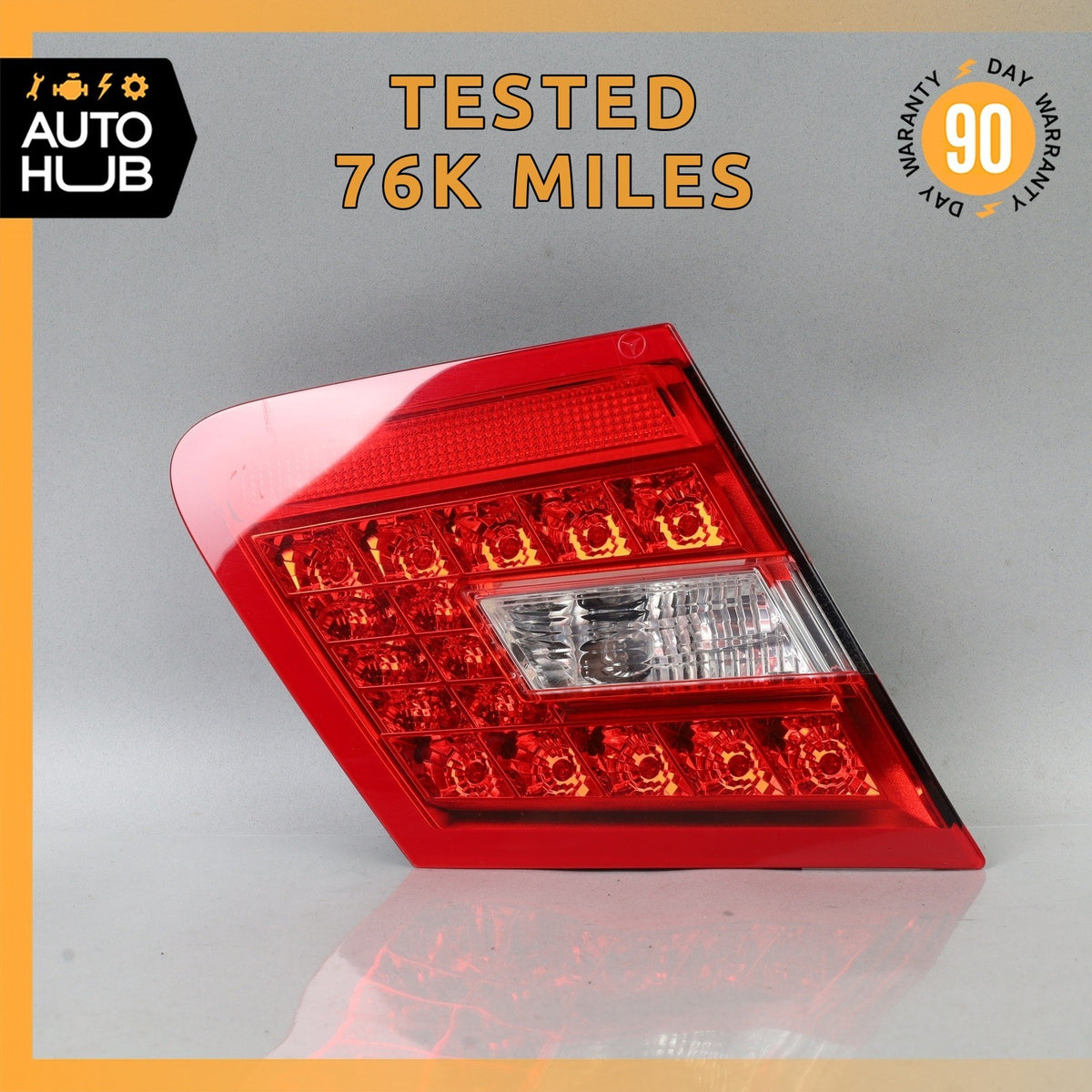 10-13 Mercedes W207 E550 E350 Inner Tail Light Lamp Rear Left Side OEM 76k - photo 1