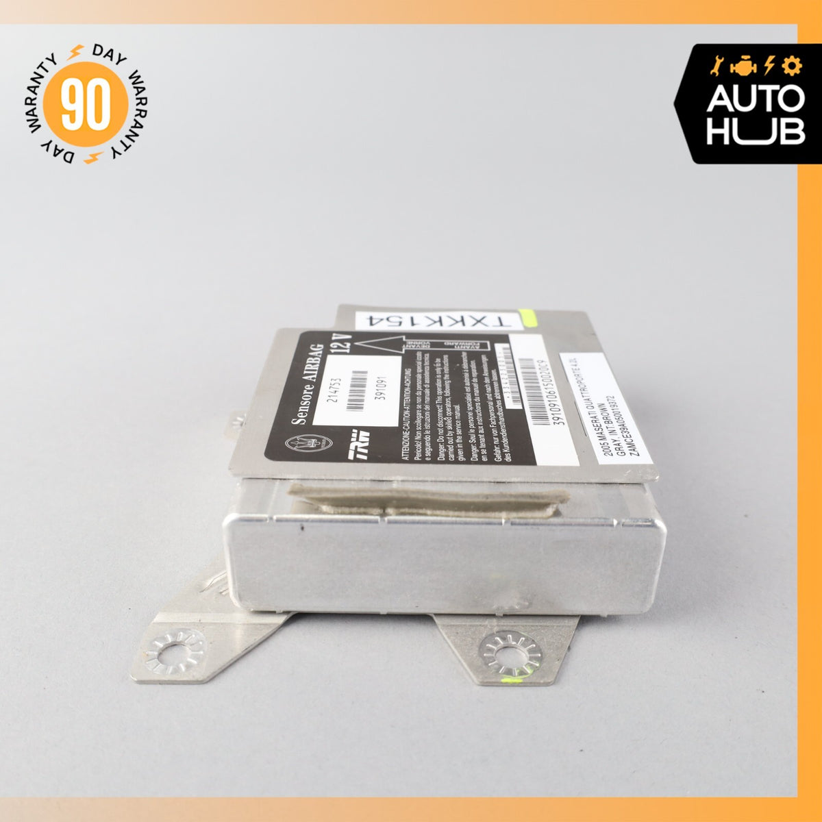 03-13 Maserati Quattroporte M139 Airbag Air Bag SRS Control Module Unit OEM - photo 4