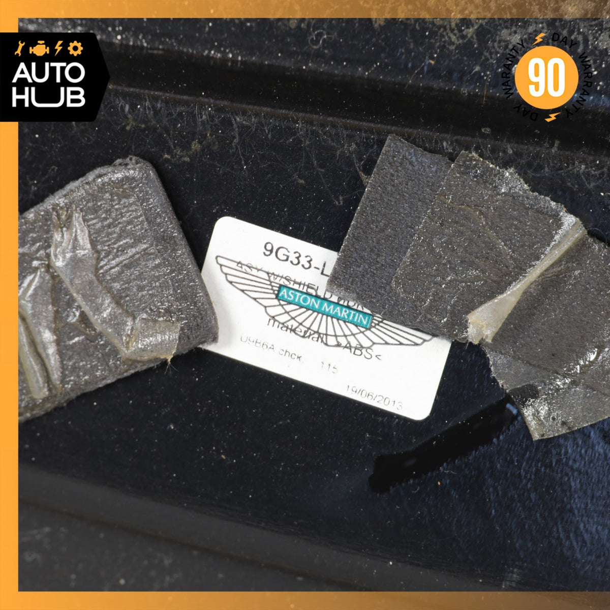 Aston Martin DB9 Volante Front Overhead Headliner Trim Cover Panel Suede OEM 22k - photo 15