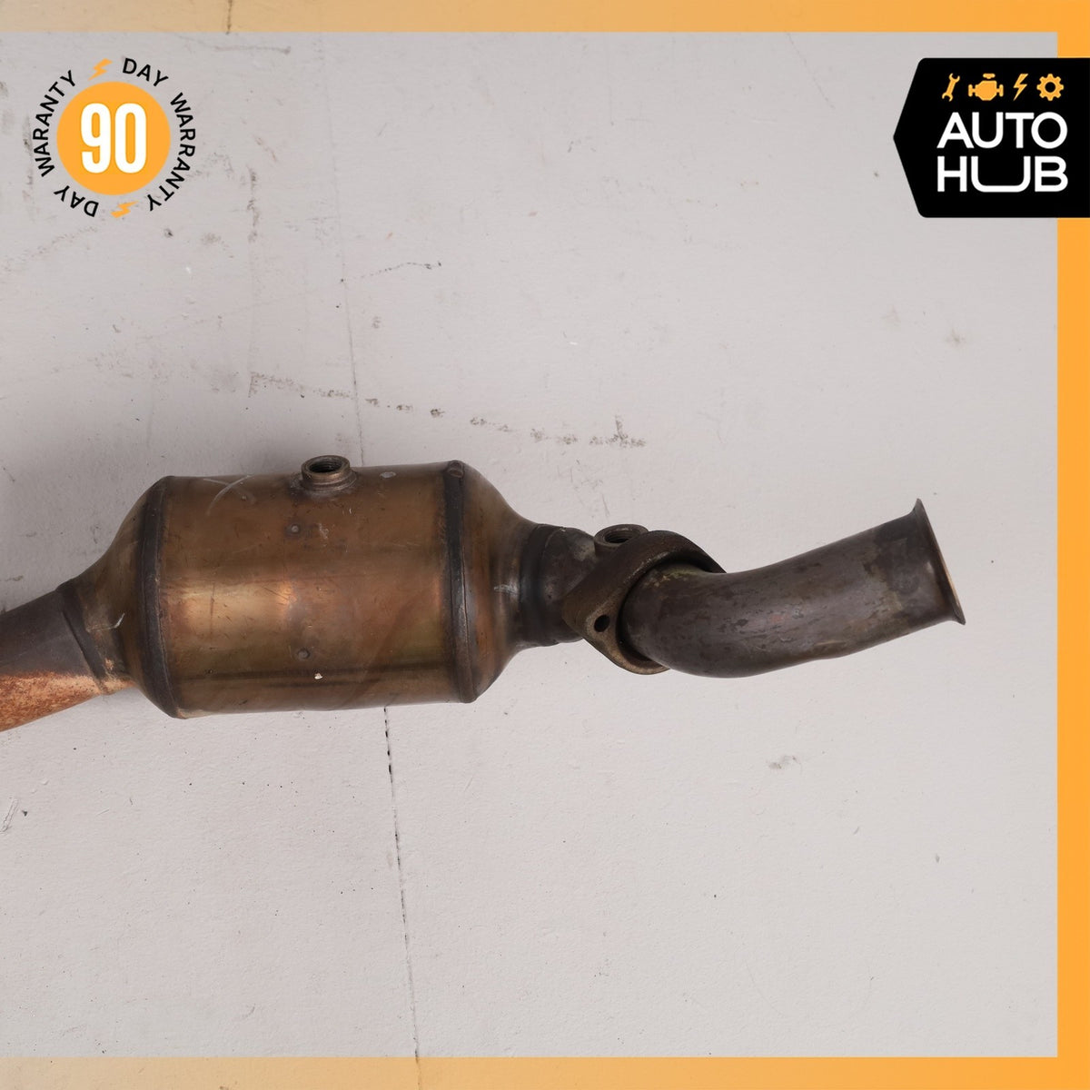 07-11 Mercedes W221 S550 RWD Engine Exhaust Downpipe Resonator Set OEM - photo 6