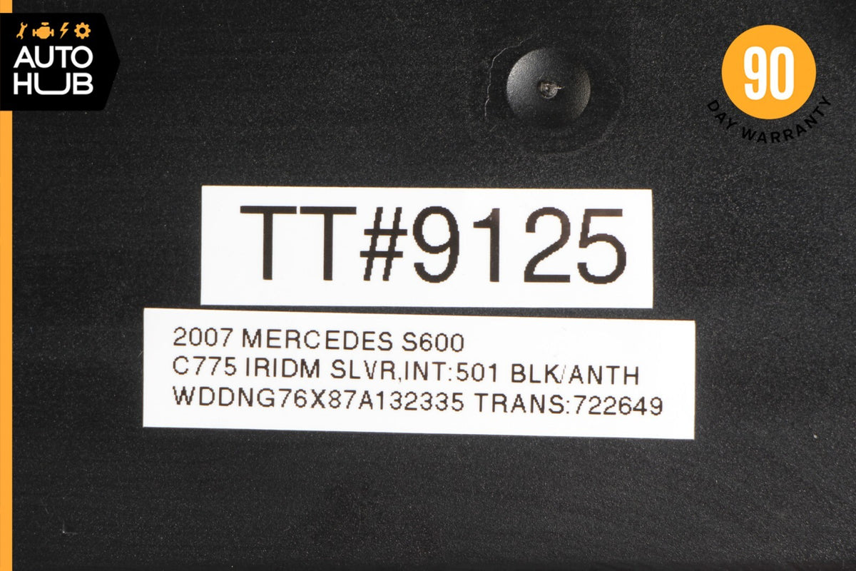 07-14 Mercedes W221 S600 CL550 AC A/C Heater Control Module 2218700091 OEM - photo 11