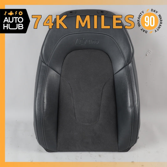 11-15 Audi 8J TT Front Right Side Top Upper Seat Cushion Suede Gray OEM 74k - photo 1