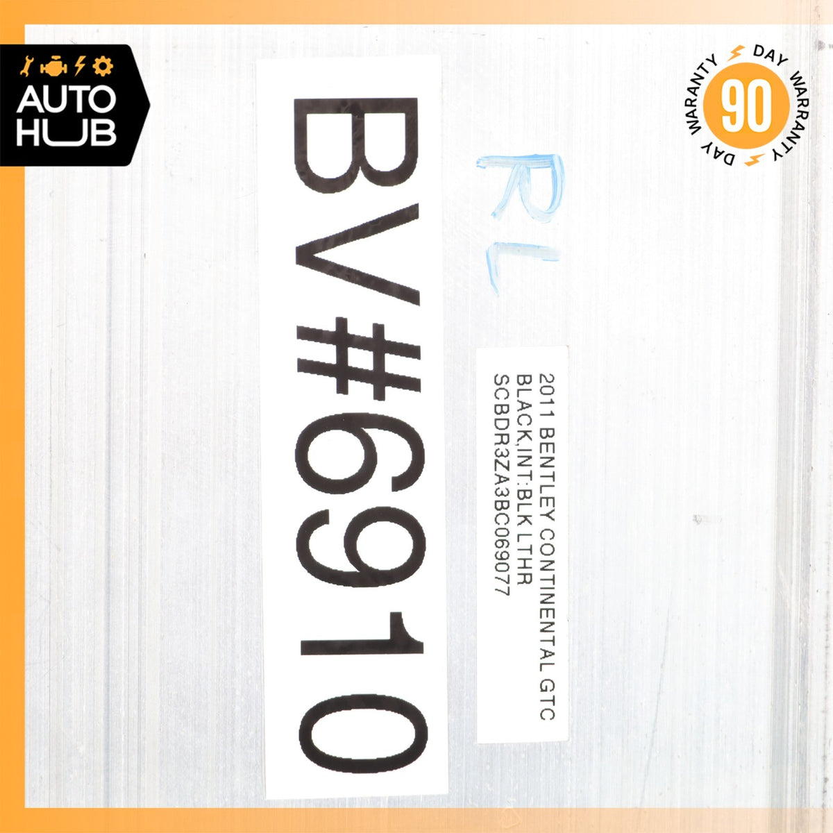 07-12 Bentley Continental GTC Rear Left Side Roll Over Protection Bar OEM 58k - photo 16