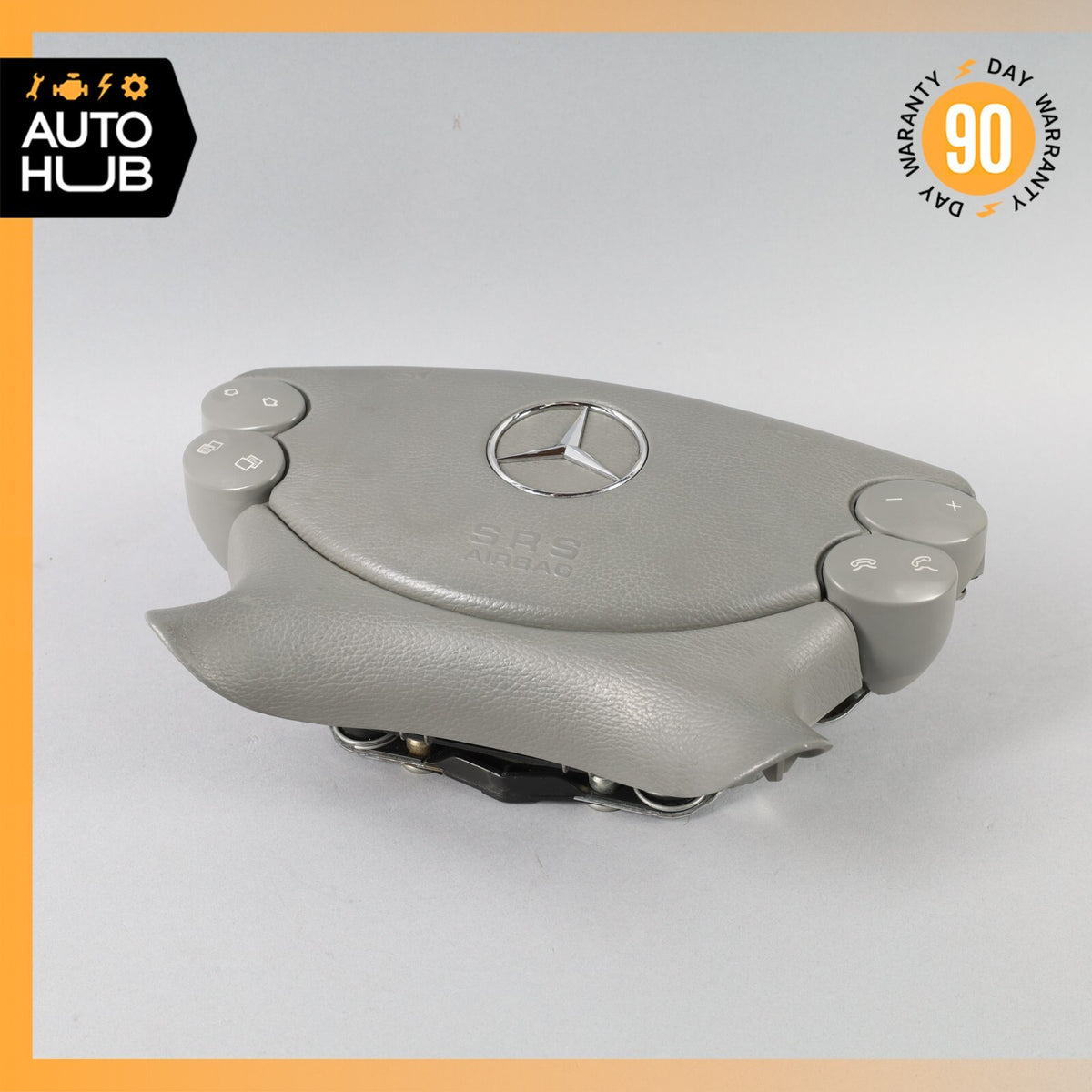 Mercedes R230 SL500 SL55 AMG CLK500 E350 Steering Wheel Airbag Air Bag Gray OEM - photo 9