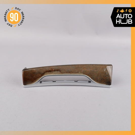 14-20 Mercedes W222 S550 S600 Dashboard Dash Left Side Molding Trim Wood OEM - photo 1