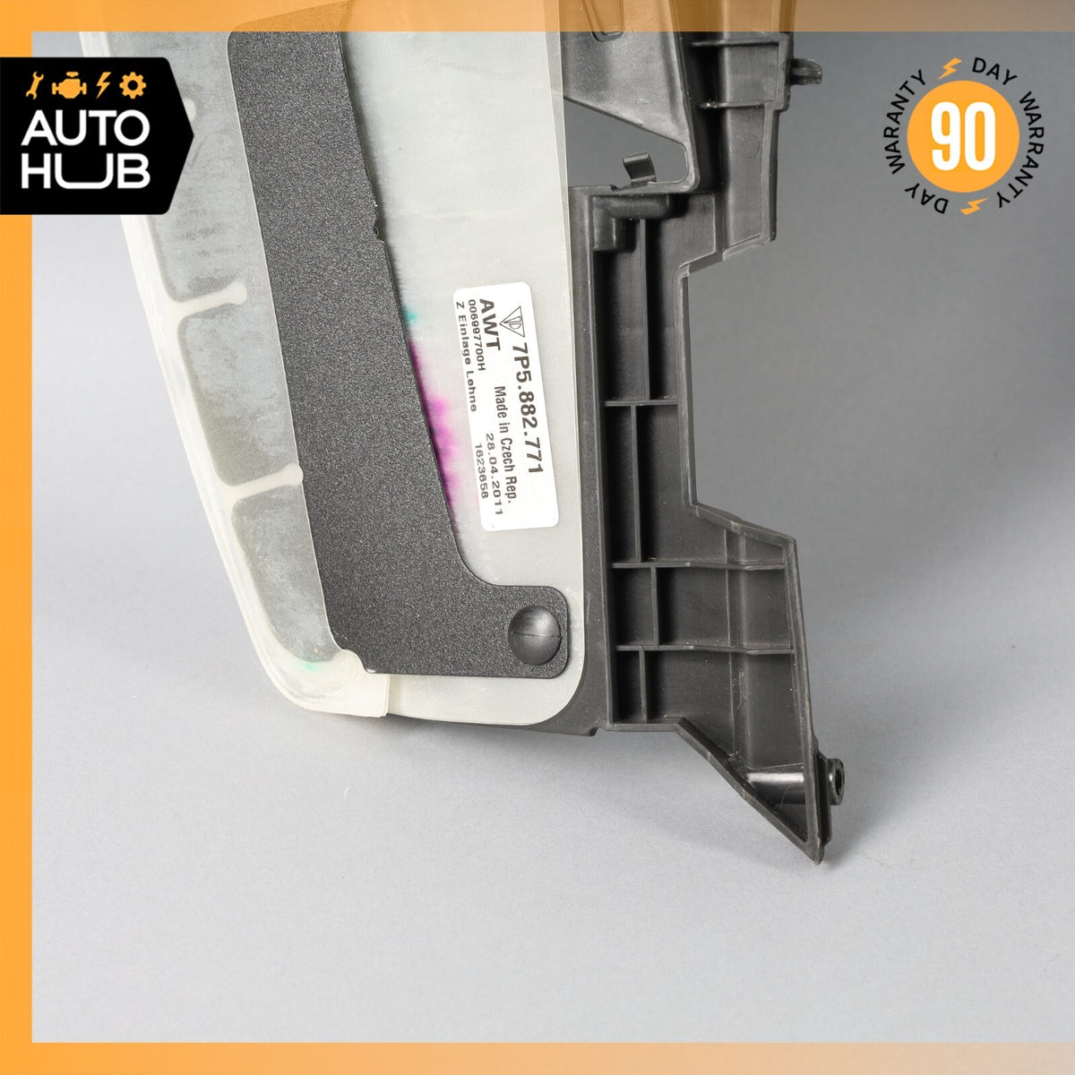 11-18 Porsche Cayenne Turbo 958 Front Right Side Lumbar Support OEM - photo 4
