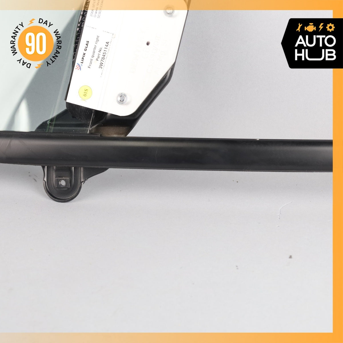 07-18 Bentley Continental GTC Front Right Side Door Vent Window Glass OEM - photo 3