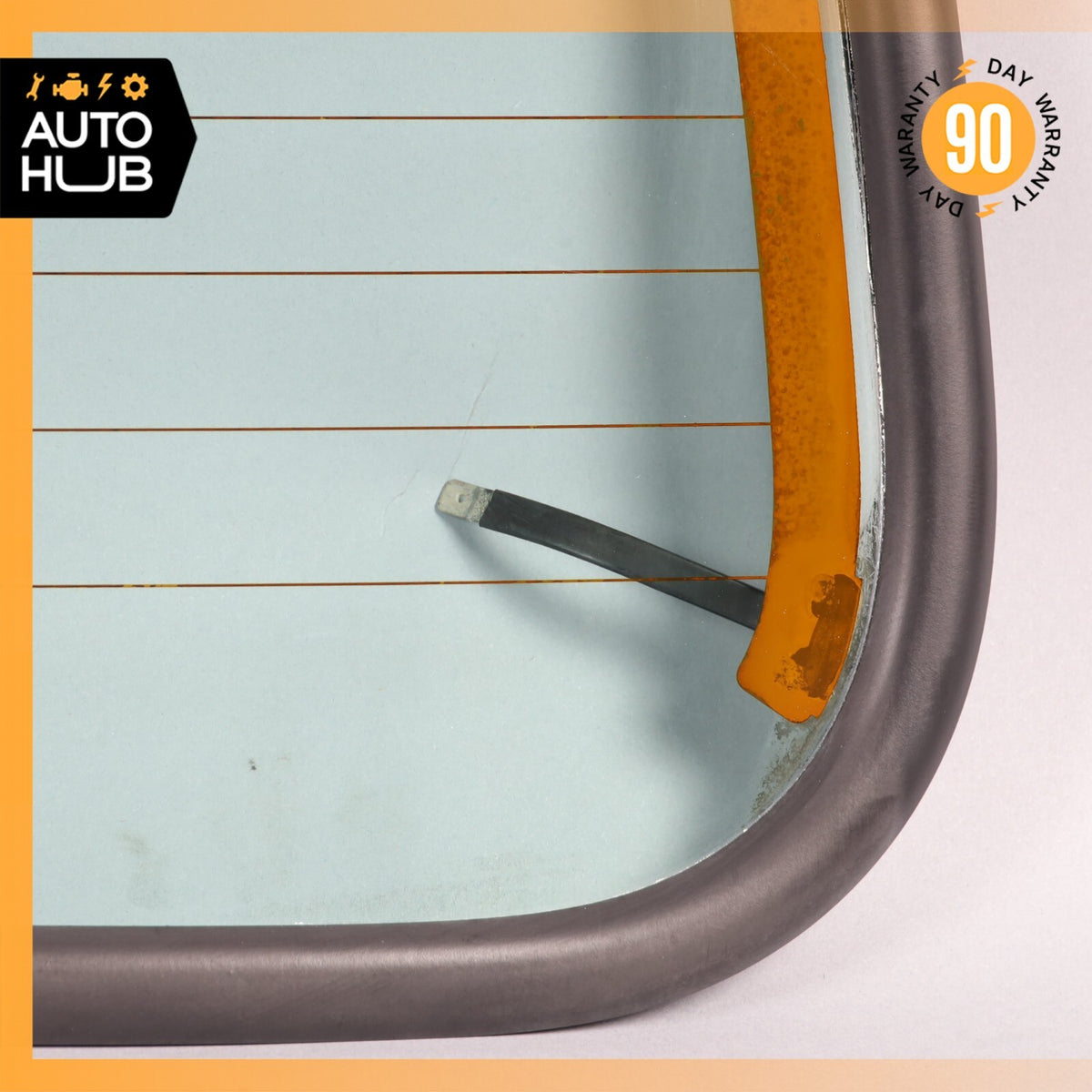 00-04 Aston Martin DB7 Vantage Rear Back Convertible Soft Top Window Glass 20k - photo 9