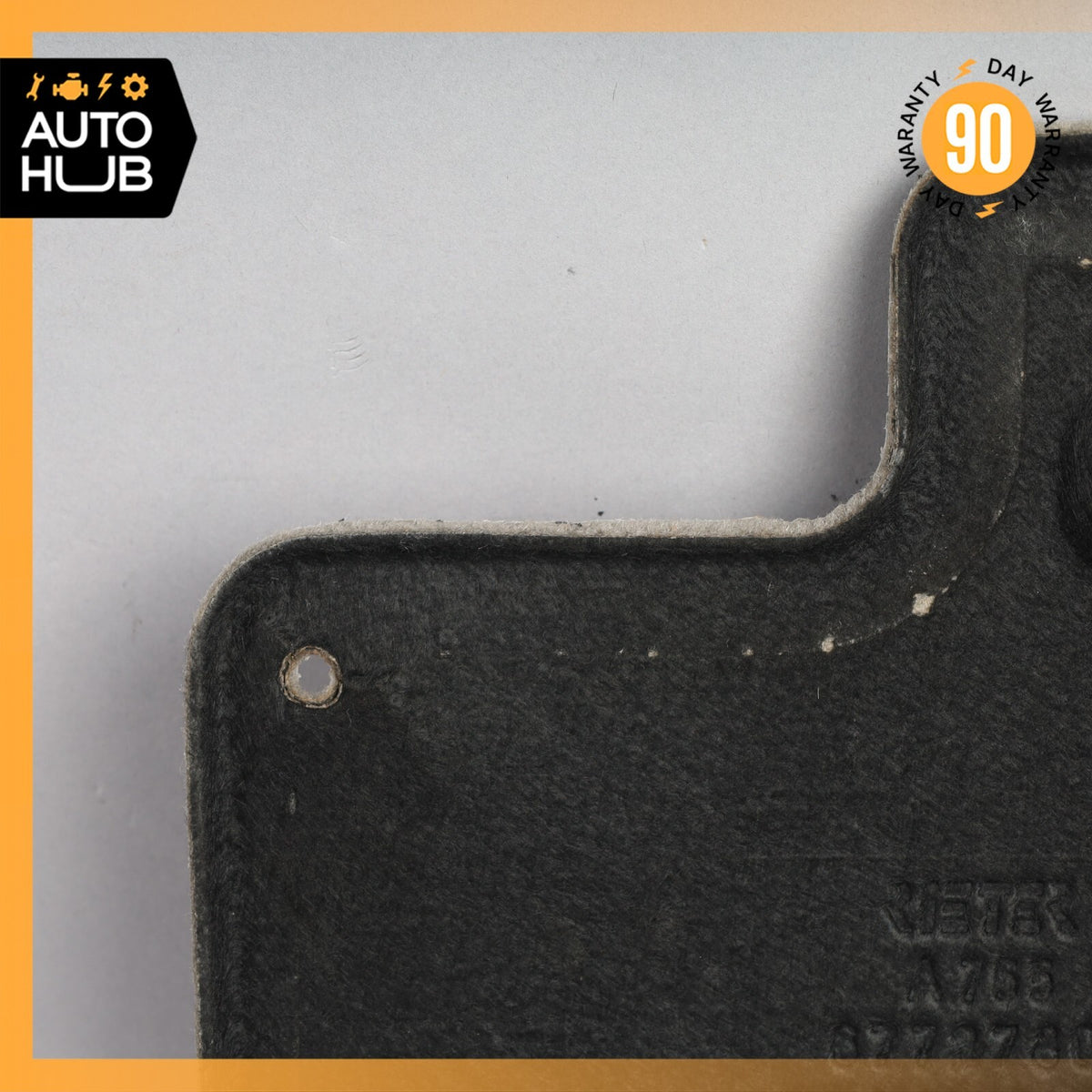 03-19 Maserati Quattroporte M139 Front Right Floor Carpet Cover Panel Gray OEM - photo 7