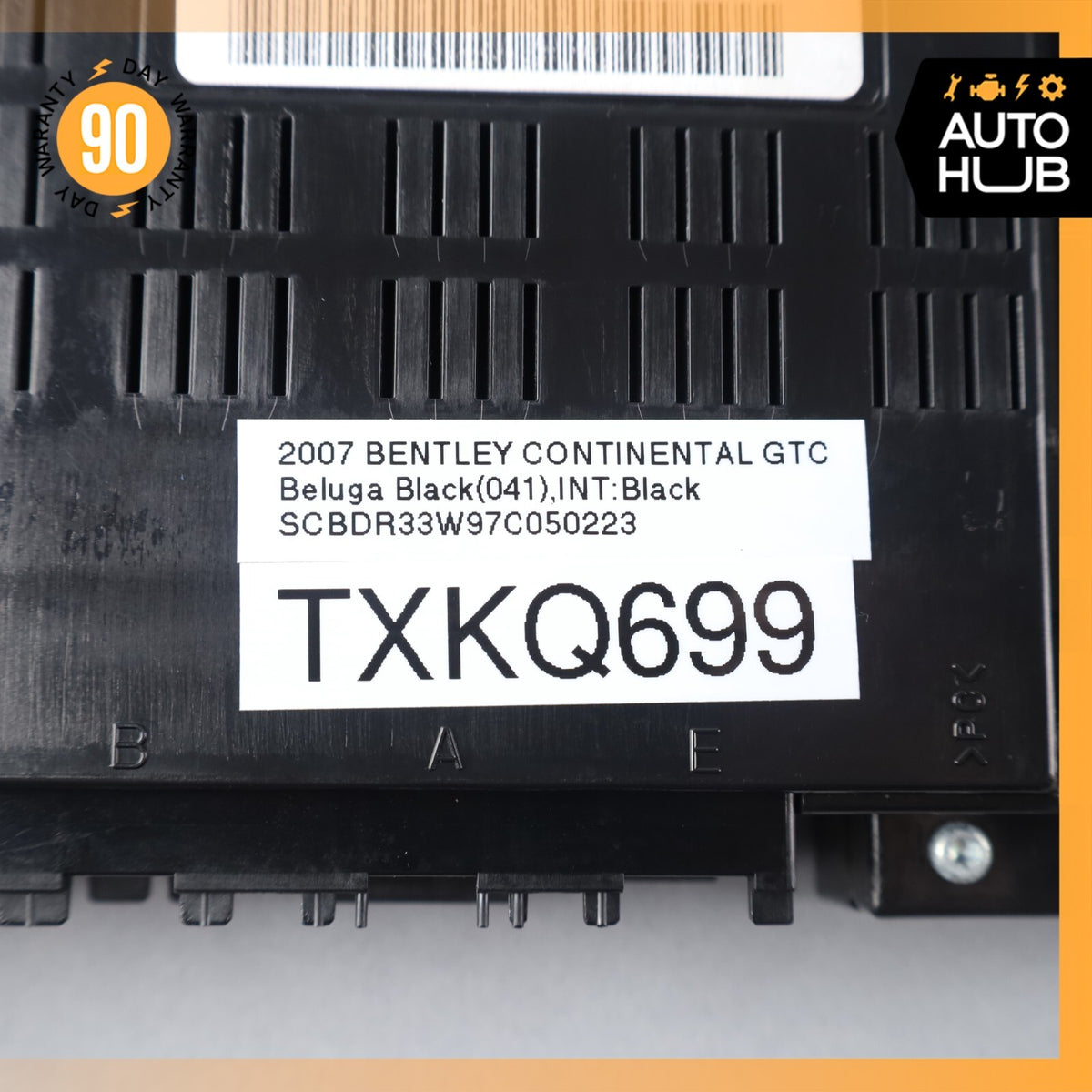 03-13 Bentley Continental GTC GT AC A/C Heater Control Module OEM 62k - photo 9
