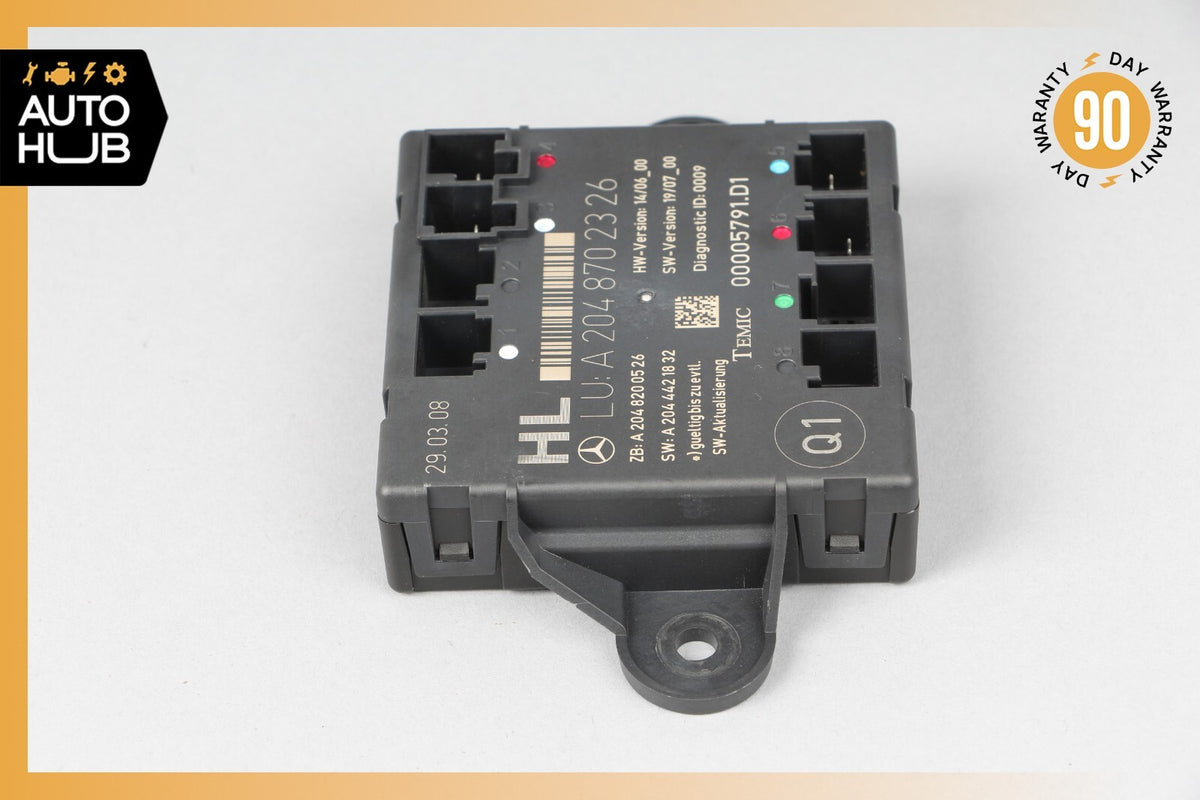 08-18 Mercedes W204 C300 CLS550 GLK350 Rear Left Side Door Control Module OEM - photo 2