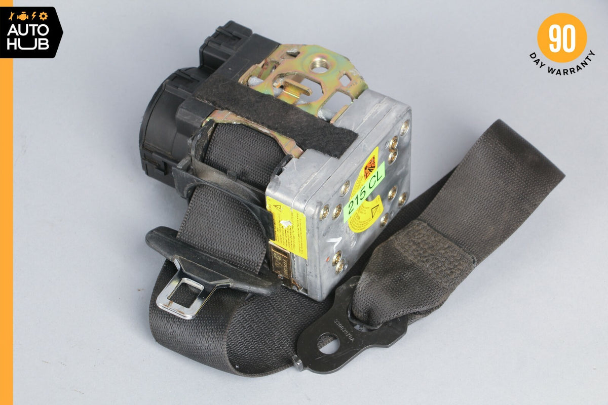 02-06 Mercedes W215 CL500 CL55 AMG Seat Belt Retractor Front Right Black OEM - photo 7
