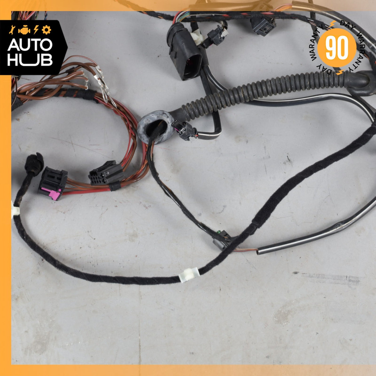 17-19 Porsche 991 911 C4S Rear Right Relay Fuse Box Wiring Harness Cut OEM 24k - photo 6