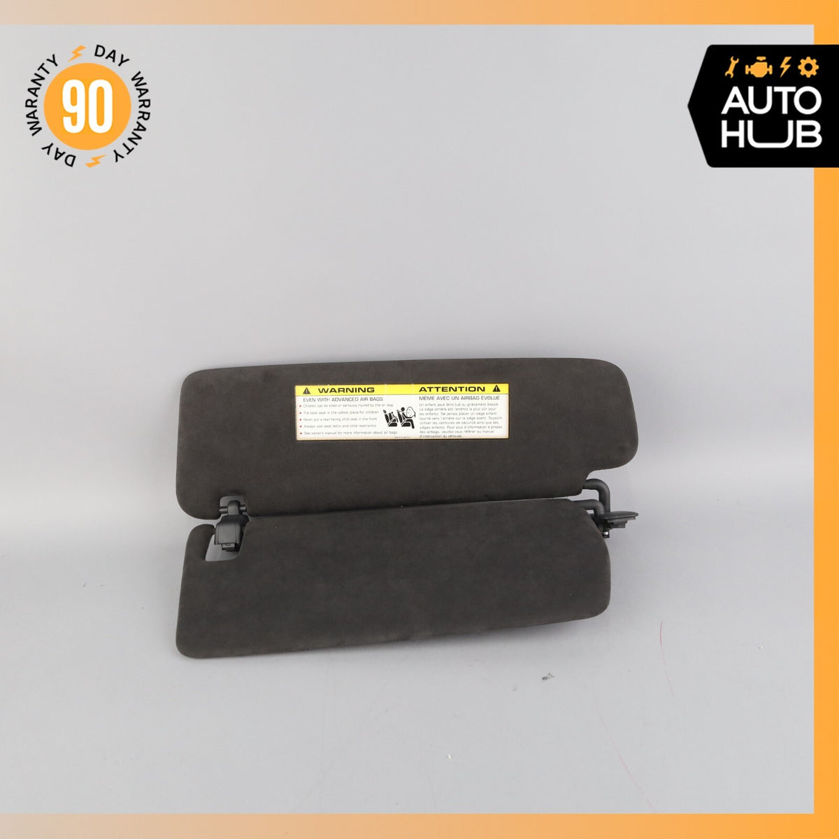 11-14 Porsche Cayenne 958 GTS Sun Visor Sunvisor Front Right Side Suede OEM 82k - photo 2