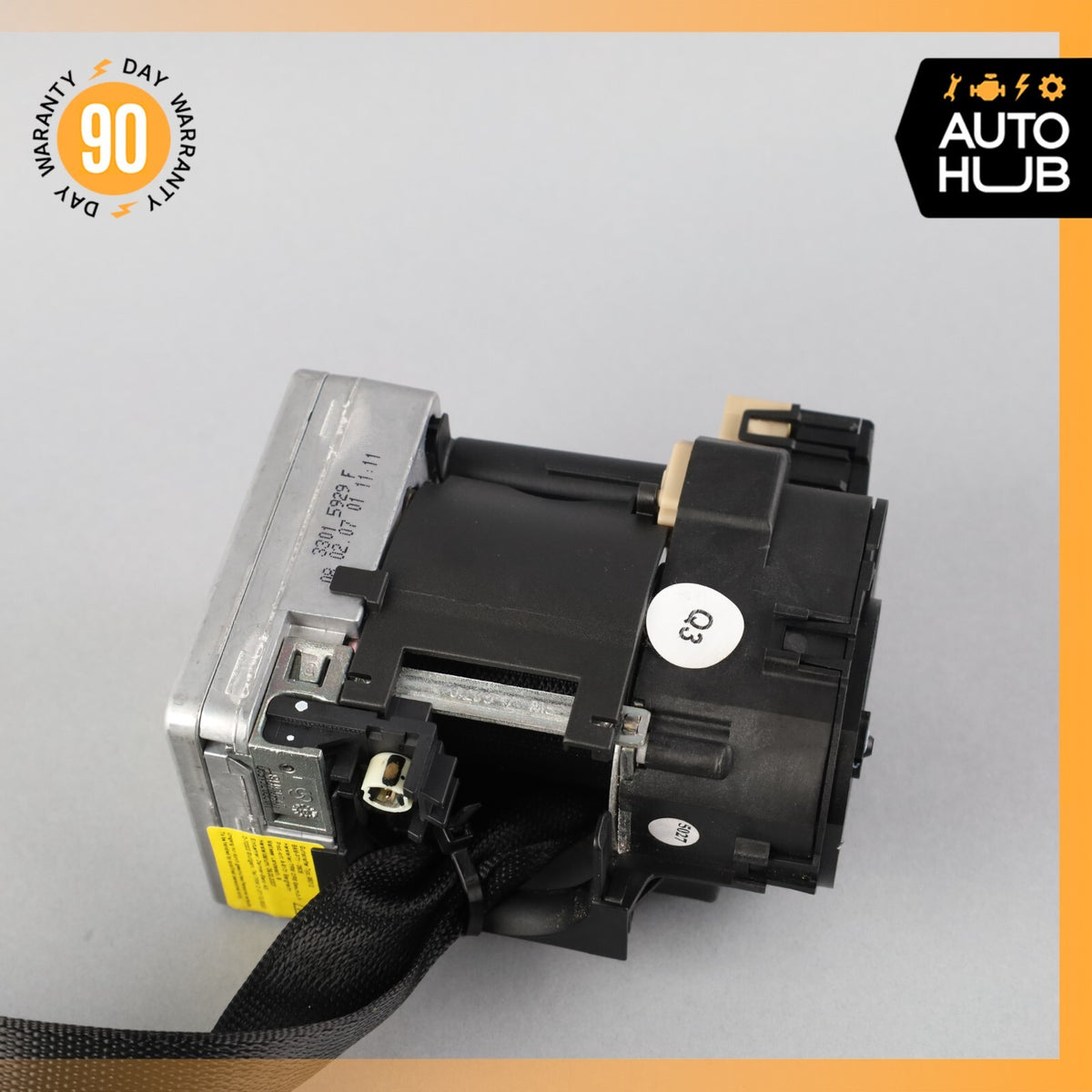 07-12 Mercedes R230 SL550 SL55 AMG Right Side Seat Belt Retractor Black OEM - photo 3